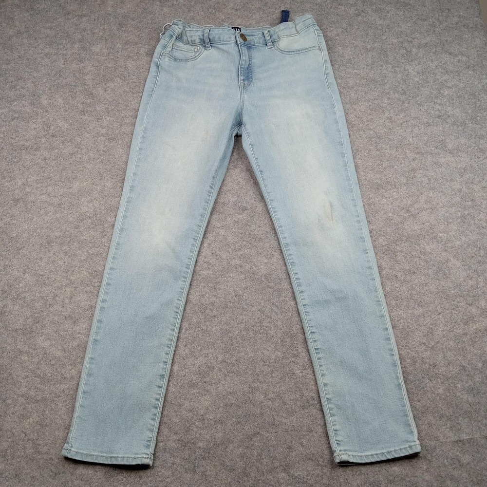 GAP Denim Jeans Girls 12 Plus Light Wash‎ Stretch Super Skinny Blue 5-Pocket